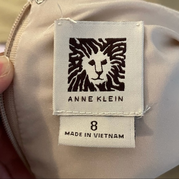 Anne Klein aline tank career dress tan size 8 - Picture 10 of 13